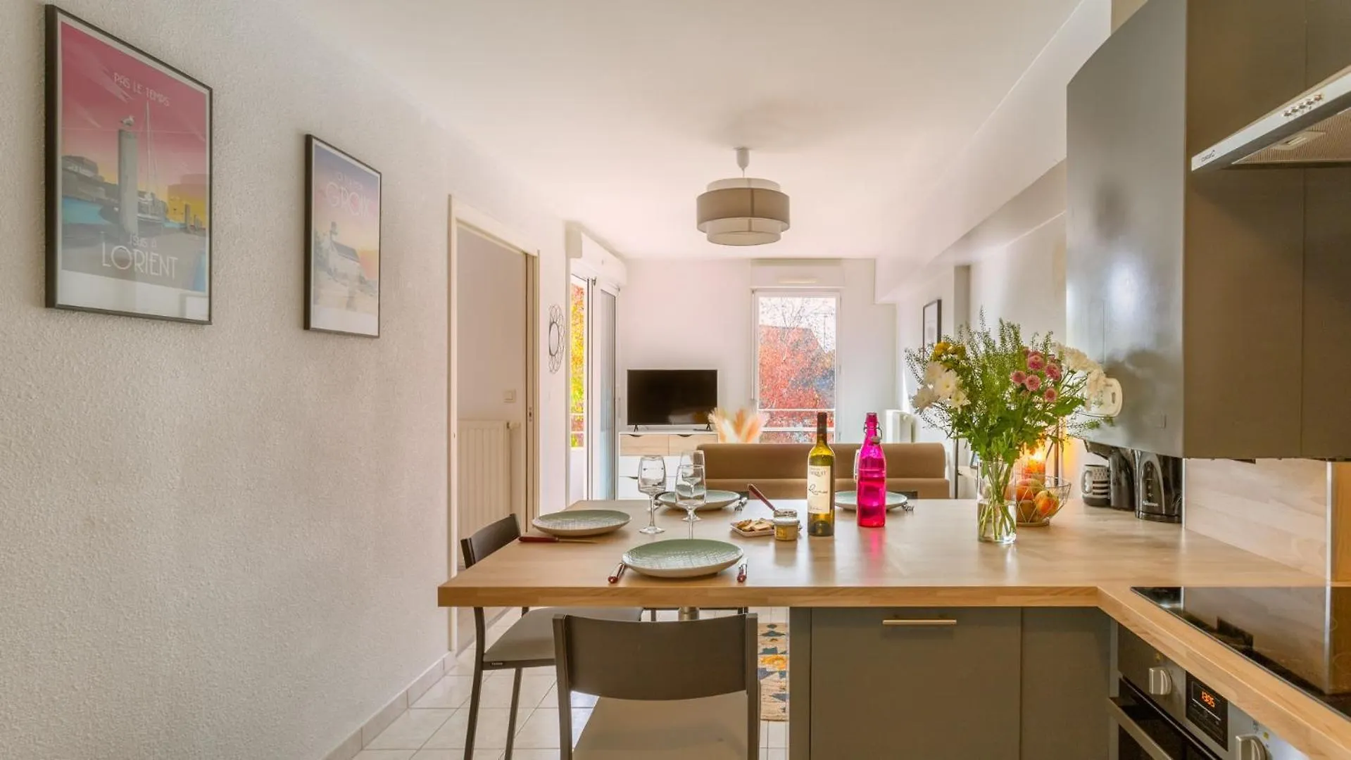 Apartment Appart Cosy Avec Grand Balcon Et Parking Privatif Lorient France